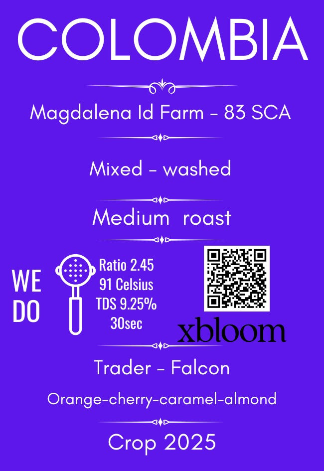 Colombia Magdalena Specialty Coffee ID Farm