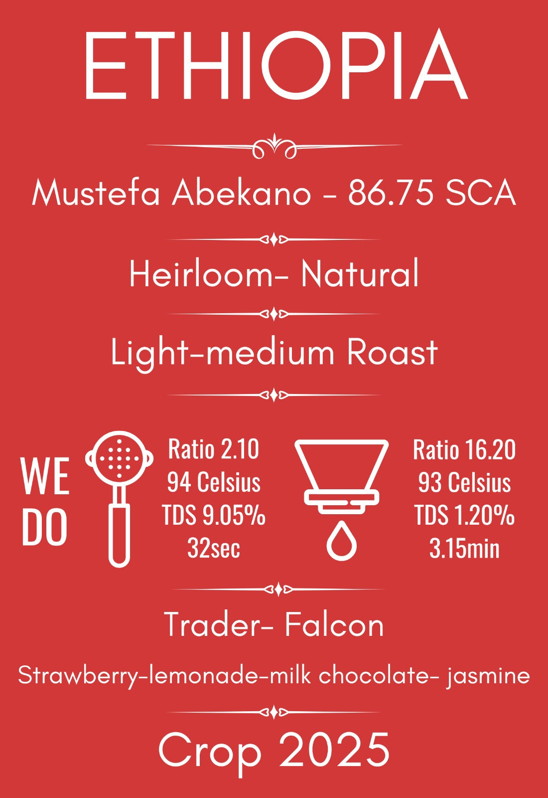 cafea de specialitate proaspat prajita Ethiopia kabira mustefa abekano heirloom natural prajire light medium