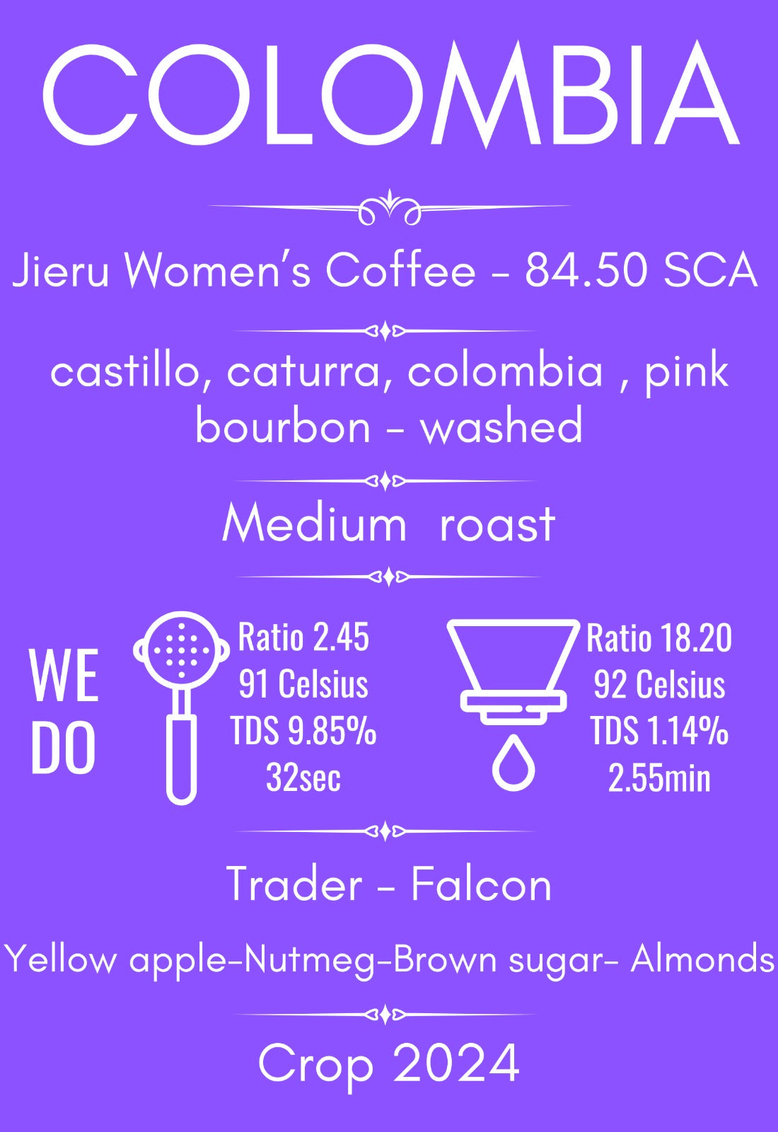 Colombia Jieru Women Coffee