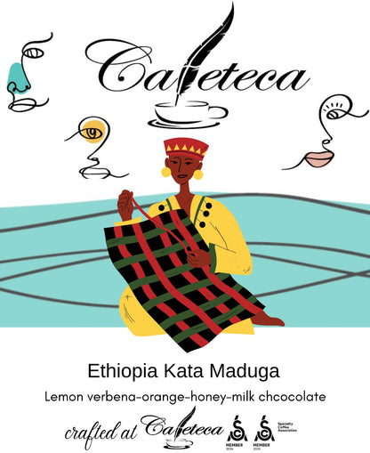 cafea de specialitate ethiopia kata maduga  proaspat prajita 
