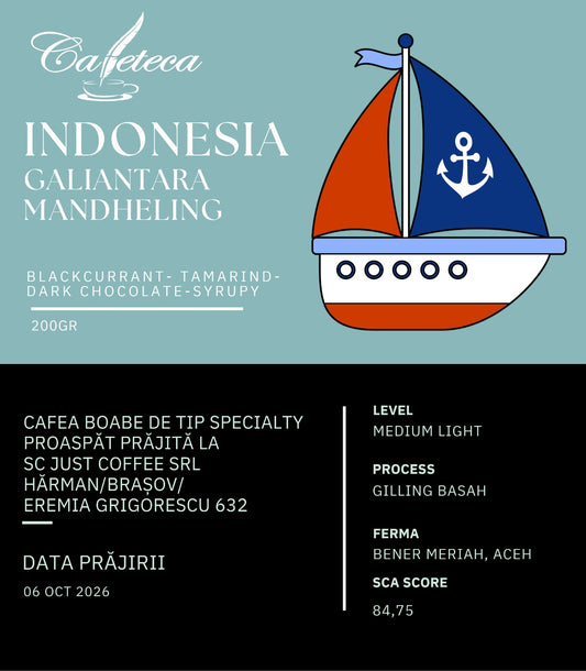 Cafea de specialitate Indonezia Galiantara Mandheling